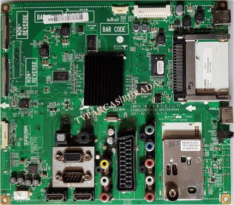 LG 42LW5400 Main Board , EAX64290501 (0) , EBT61680911 , EAX64290501(0) , LC420EUF-SDC6