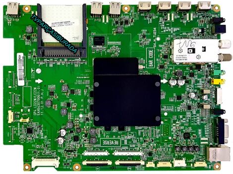 LG 55LM670S Main Board , EAX64307906 (1.0) , EBR74482906 , EBT61977402 , LC550EUG (PE)(F2) - 1