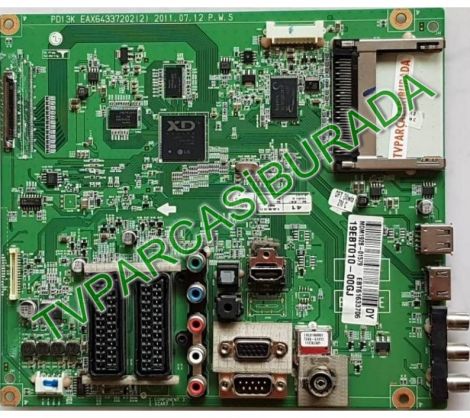EAX64337202 (2), EBT61633706, EAX64337202, LG 42PT351-ZJ, Main Board, Ana Kart, PDP42T30010, LG Display - 1