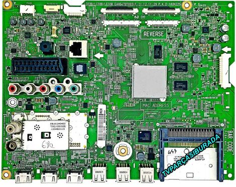 LG 42LA740S Main Board , EAX64797003 (1.2) , EAX64797004 (1.1) , EBR76348701 , EBT62297967 , EBT62383434 , EBU61956739 , LC420EUH-PFP1