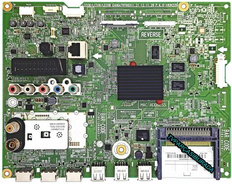 EAX64797003 (1.2), EBT62345917, LG 32LN575S, LG 32LN570S-ZE, LG 32LN575S, Main Board, Ana Kart, LC320DUE-SFU1, LG Display - 1