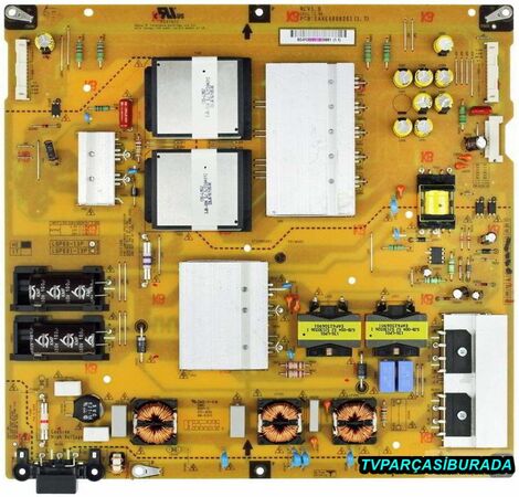 EAX64908201 (1.7), EAY62851301, LGP60-13P, LG 60LN575S, Power Board, HC600DUD-SLFP1, LG DISPLAY - 1