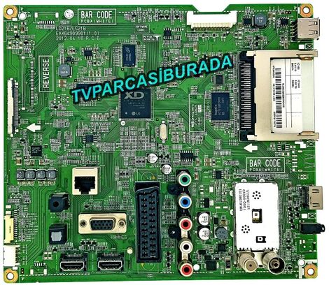 EBT62174274 , EAX64909901 (1.0) , LG 42LM345S MAİN BOARD , HC420DUN-SLCO2-11XX