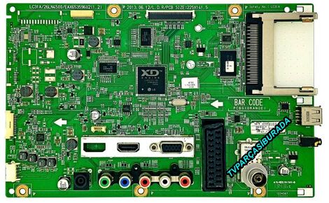 LG 22MA330-PZ Main Board , EAX65359602 (1.2) , EBU62120014 , LC216EXE-SLDP1-41XX