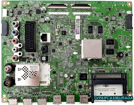 EAX65384003 (1.2), EBR78309005, EBT62800458, EAX65384003, LG 42LB652V, LG 42LB652V-ZA, Main Board, Ana Kart, LC42DUH (FG)(P2), LG Display - 1