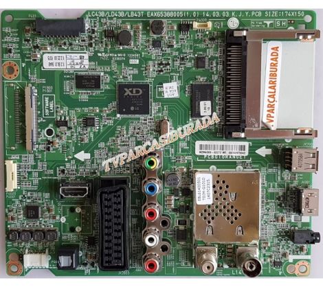 LG 42LB620V-ZE 42LB620V Main Board , EAX65388005 (1.0) , EBT62973042 , EAX65388005 , LC420DUE (FG)(P2) - 1