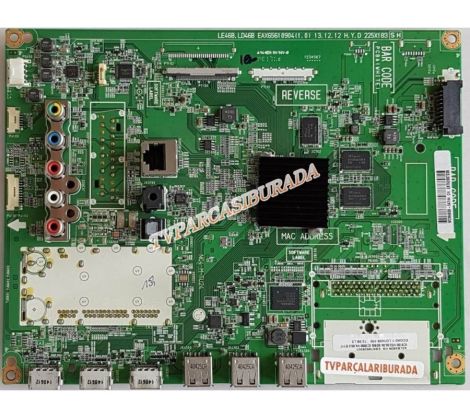 LG 42LB580N-ZM Main Board , EAX65610904 (1.0) , EBT62987238 , EBR79626301 , EAX65610904 , LC420DUE (FG)(A4) - 1