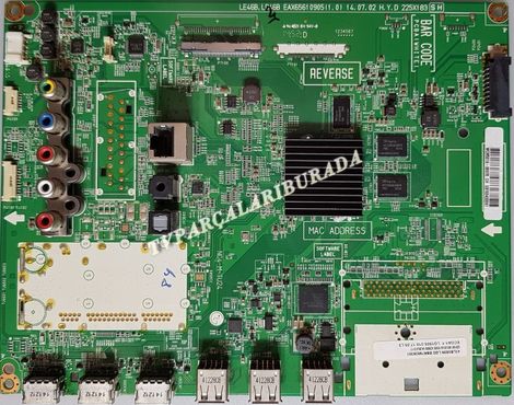 EAX65610905 (1.0), EBR79626301, EBT63433301, EAX65610905(1.0), LG 42LB580N-ZM, Main Board, Ana Kart, LC420DUE-FGA4