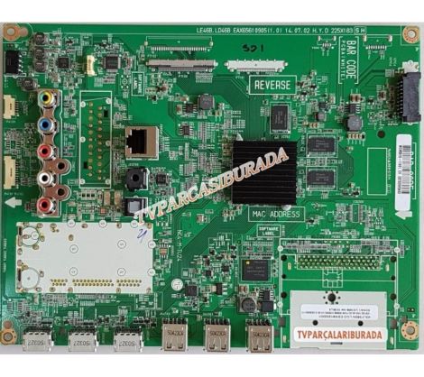 LG 42LF580N-ZA LG Main Board , EAX65610905 (1.0) , EBR81202001 , EBT63995603 , LC420DUE (MG)(A3)