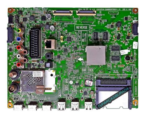 LG 32LF650V-ZB Main Board , EAX66207202 (1.2) , EBT63537802 , LC320DUH-MGP1 - 1