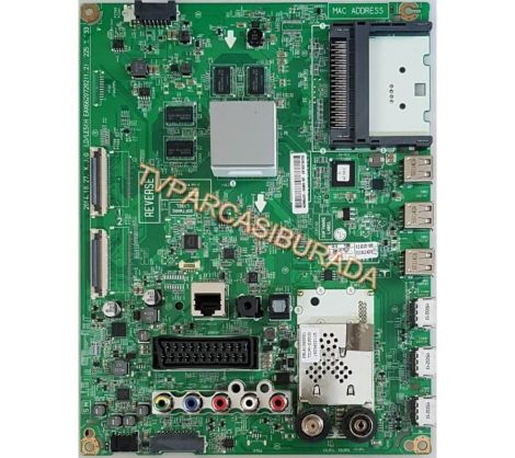 LG 42LF650V Main Board, EAX66207202 (1.2) , EBT63736702 , EAX66207202 , LG 42LF650V-ZB , LC420DUH (MG)(P1)