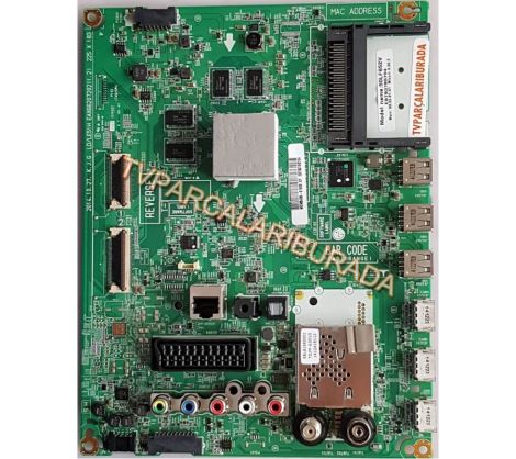 EAX66207202 (1.2), EBT63765704, EAX66207202, LG 50LF652V-ZB, LG 50LF652V, Main Board, Ana Kart, LC500DUH-MGP1, LG Display - 1
