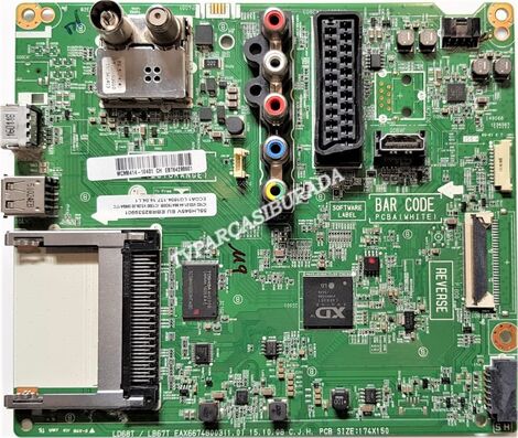 EAX66748003 (1.0), EBR82539901, EBT64298601, EAX66748003(1.0), LG 55LH545V-ZB, Main Board, Ana Kart, LC550DUE-FJA1