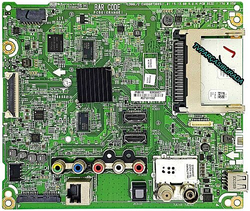 EAX66873003 (1.0), EBT63904901, EAX66873003(1.0), LG 43LH590V-ZD, Main Board, Ana Kart, LC430DUE-FJA1 - 1