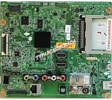 EAX66873003 (1.0), EBR82753021, EBT64304724, EBL61741401, EBT000-03V0, LG 49LH590V-ZD, Main Board, Ana Kart, LC490DUE (PJ)(A1), LG Display