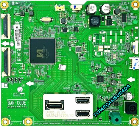 EAX66876001 (1.0) , 8B1M026T-001 , LG 29UM68-P , Main Board , LM290WW2-SSC1