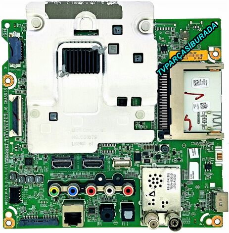 LG 49UH610V Main Board , EAX66943504 (1.0) , EBT63745407, 63745407 , PVETZZ , LC490DGE (FJ)(M2)