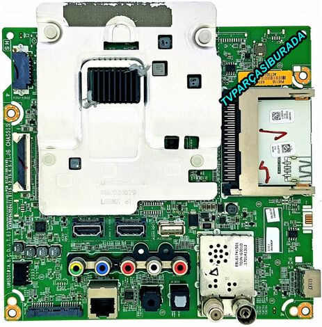 LG 43UH610V Main Board , EAX66943504 (1.0) , EBT63745407 , 63745407 , PVETZZ , LC430DGE (FJ)(M2) - 1