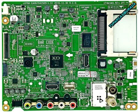 LG 32LJ5100-ZA Main Board , EAX67041505 (1.0) , HC320DXN-ABSL1-2143