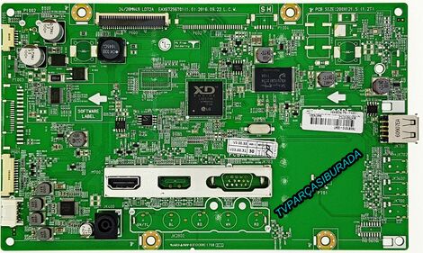 24/28MN49 LD72A , EAX67256701 (1.0) , 64474001 , LG 24MN49HM-PZ , Main Board , V236BJ1-LE2