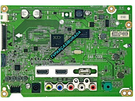 EAX67504502 (1.0), EBT64127003, 64127003, EAX67504502(1.0), LG 32MN19HM-P, Main Board, Ana Kart, HC320DXN-AKSL1