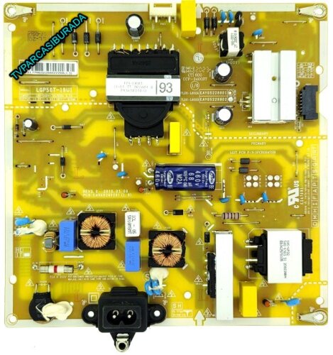 EAX68249201 (1.9) , EAY65228802 , LGP50T-19U1 , LG 50UN8106LB , Power Board , HC500DQN-18863 - 1