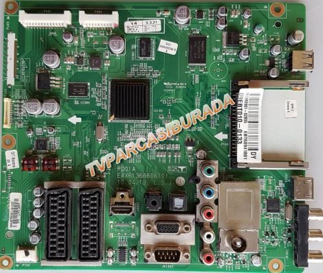 EBT60941801, EAX61366606(0), EBL61060001, PD01A, LG 42PJ550-ZA, Main Board, Ana Kart, PDP42T10000 - 1