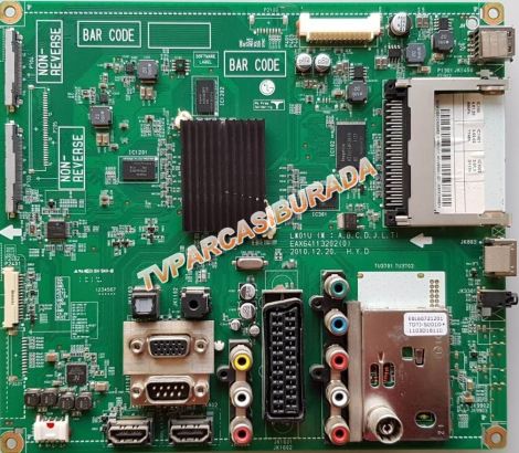 EAX64113202 (0), EBT61396874, EBL60721201, EAX64113202(0), LG 47LV4500-ZA, Main Board, Ana Kart, LC470EUF-SDA1 - 1