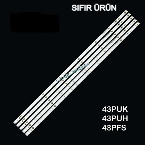 GJ-2K15-430-D510-17, GJ-2K15-430-D510-17.8MM-V4, Philips 43PUK4900, Philips 43PUH4900, Philips 43PUH6101/88, TPT430U3-EQYSHM.G, Philips,TPV, Led Bar, Panel Ledleri