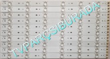 SANYO - HKC-500W-TE01A-50T9-MCPCB, 6003100094, HKC:605007001 BIN:KFDX, Sanyo LE127S13SM, T500HVN01.0, Led Bar, Panel Ledleri, Backligth Strip