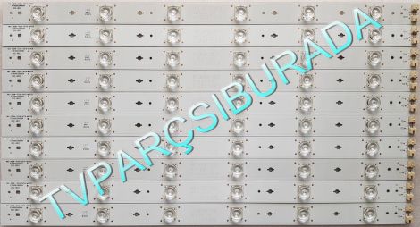 HKC-500W-TE01A-50T9-MCPCB, 6003100094, HKC:605007001 BIN:KFDX, Sanyo LE127S13SM, T500HVN01.0, Led Bar, Panel Ledleri, Backligth Strip