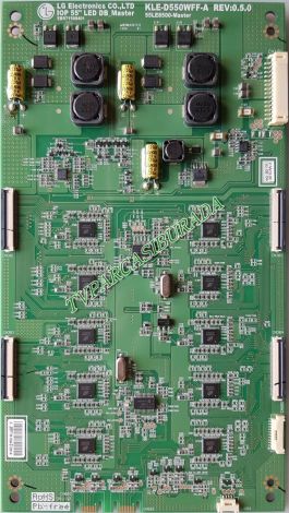 KLE-D550WFF-A REV:0.5.0, 55LE8500-Master, EBR71508401, LG 55LE8600-ZA, Led Driver Board, LE85M55T240V5