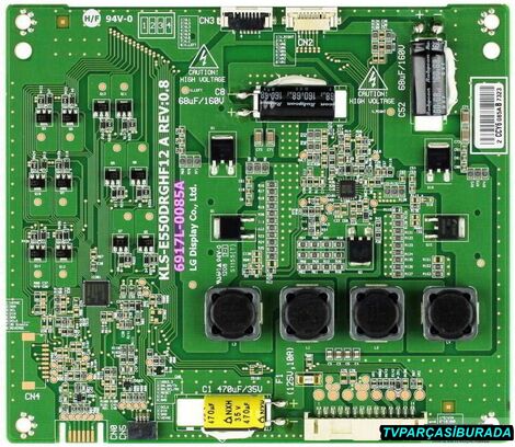 KLS-E550DRGHF12 A REV:0.8, 6917L-0085A, PANASONIC TX-L55ET5E, LED Driver, LC550EUD-SEF3