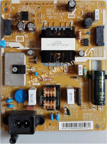 L32S0-FHSV, BN96-35295A, REV1.1, Samsung UA32J4100AR, Power Board, Besleme, HJ032AGH-R1