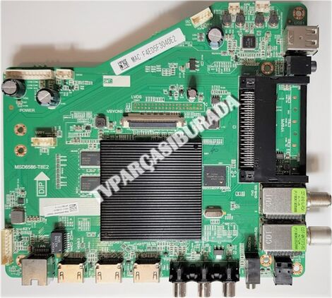 Awox U5600STR/4K/S Main Board , MSD6586-T8E2 , 4704-6586T8-A1233G11 , K550WDC2 , LC550EGY-SKA5