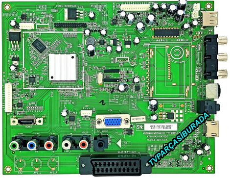 MST6M48/MST6M182 T7S , 471-01A5-64702G , SABA 17UZ9000LED , Main Board , LTN173KT02