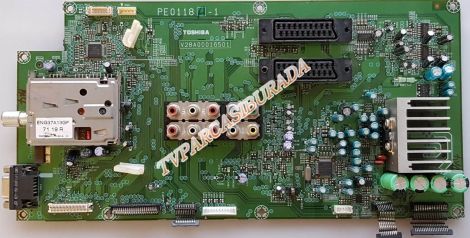 PE0118, V28A00016501, PE0118 A-1, DS-1107, TOSHIBA 32WL66Z, Main Board, Ana Kart, LC320W01-SL17