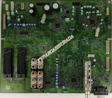PE0406, V28A000527A1, PE0406 A-1, PLC-2147, V28A000528A0, TOSHIBA 40XF355D, Main Board, Ana Kart, LTA400HT-LH4