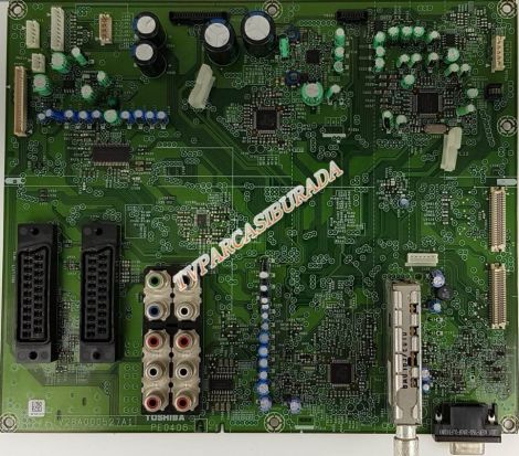 PE0406, V28A000527A1, PE0406 A-1, PLC-2147, V28A000528A0, TOSHIBA 40XF355D, Main Board, Ana Kart, LTA400HT-LH4