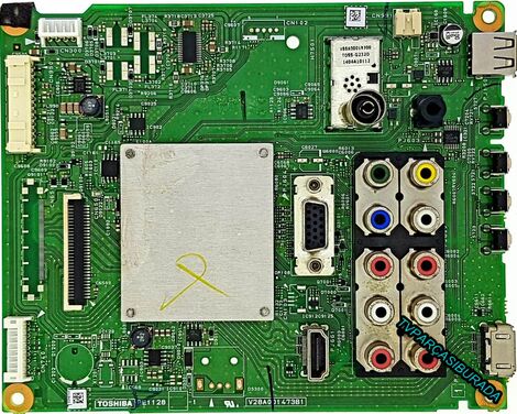 PE1128, V28A001473B1, Toshiba 24P2300VN, Main Board, TL240XS21-1