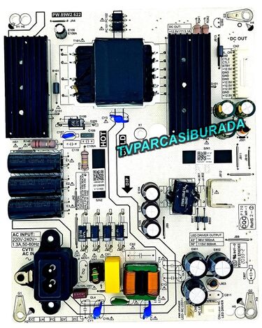 PW.89W2.622 , WMA910R , GRUNDİG 43 GEU 7830 B Power Board , 057T43-E23 , HV430QUBF70