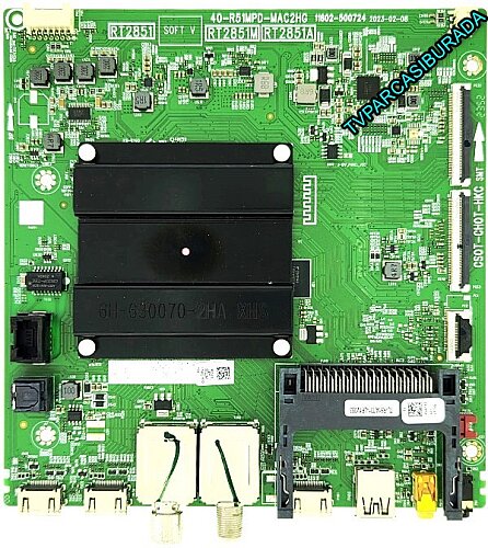 RT2851M , RT2851A , 40-R51MPD-MAC2HG , 11602-500724 , 4NB110 , TCL 50P635 , Main Board , CV502-L02 - 1