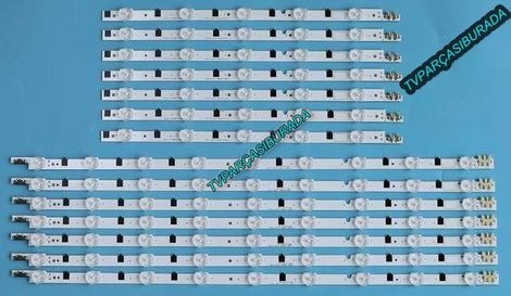 Samsung 2013SVS42F L 9 REV1.9 130212, Samsung_2013SVS42F_R_5_REV1.9 130212, BN96-25307A, BN96-25306A, HF420BGA-B1, Samsung UE42F5070s, Panel Ledleri, Backligth Strip - 1