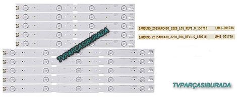SAMSUNG_2015ARC430_3228_L05_REV1.0_150716, SAMSUNG_2015ARC430_3228_R04_REV1.0_150716, LM41-00173A, LM41-00174A, ZLD60600-AB, ZLE60600-AB, GRUNDIG 43 VLE 5537 BG, 43 VLE6565, BEKO B43L 5531 4W2, ARÇELİK A43L 5531 4B2, 057D43A43P, 057D43A25P, ARÇELİK, 