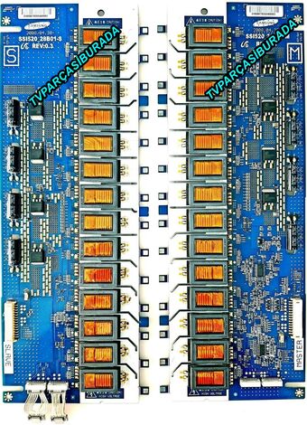 SSI520_28B01-M Rev:0.3 , SSI520_28B01-S Rev:0.3 , LJ97-01808A , LJ97-01809A , Samsung LE52A856S1MXXQ , Inverter Board , LTF520HE04