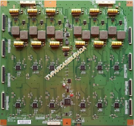 SSL650_3D24A, 00275ATE1500493A1, REV.1.0, Philips 65PUS9809/12, LED DRIVER Board, LTA650FJ01