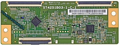 ST4251B03-1-C-1 , 34291100910111TTK, Dijitsu 43D7000, T Con Board, K430WDD1