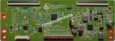 ST4851B01-3, ST0624N1A-V1.0, YU-MA-TU 48, T-CON BOARD, ST4851B01-3-X