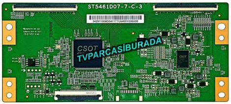 ST5461D07-7-C-3 , 448Z1B , 342911008D , Dijitsu 55DS7700 T-Con Board , K550WDC2 , ST5461D07-7