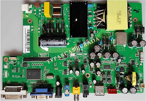 Axen AX43DIL005/1032 Main Board , SUNNY 16AT017 , Y.M ANAKART 40-43 16AT017 43 V1.0 MNL , Y625330117A941, Sunny Y625330117A94062 , LC430DUY-SHA1 - 1